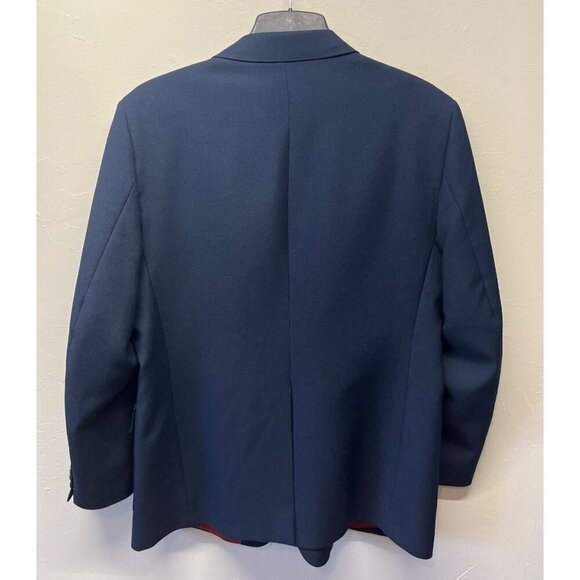 VTG Levis Strauss Business Class Sport Coat Blazer 48R Blue USA - Picture 6 of 12